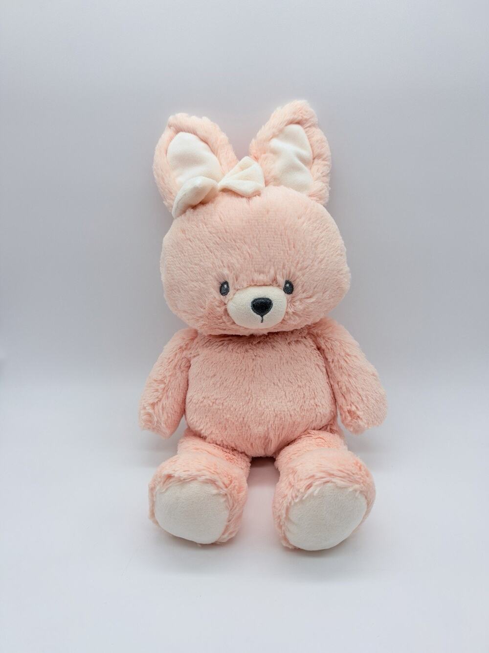 Baby Gund Roise Bunny 6066016 Pale Pink Plush Stuffed Animal Rabbit Lovey 14"